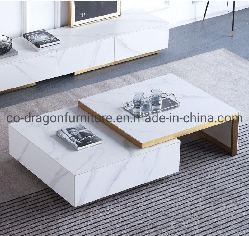 China Wholesale Living Room Furniture Wooden Function Coffee Table Group