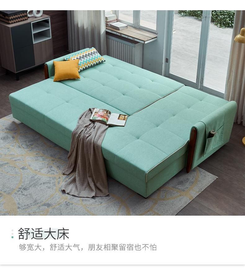 Good Design L Shape Fabric Storage Sofa Bed