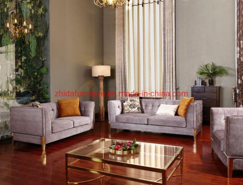 New Classcial Style Living Room Fabric Sofa