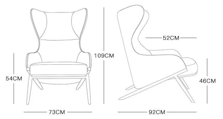 Zode Comfortable High Swing Back Home Furniture Chair