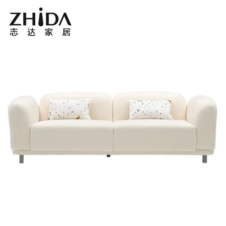 High-Quality Contemporary 3 Seaters Comfort Soft and Resilient Sofa Couch 2 Seater Available Bedroom Sofas Living Room Relaxing Sofas for Villa