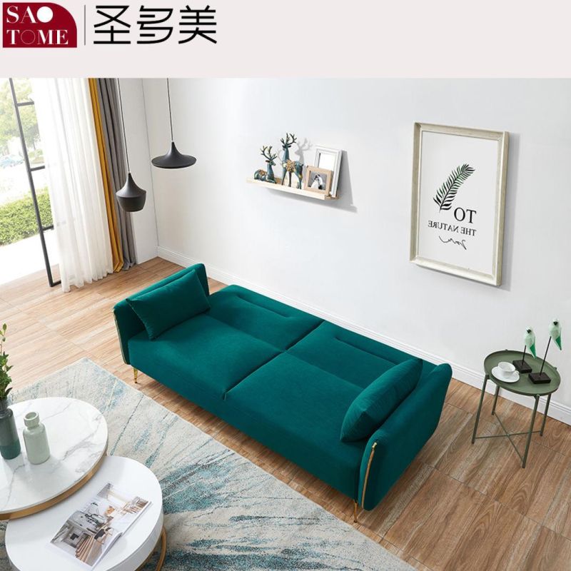 Modern Minimalist Wooden Double Functional Sofa Bed