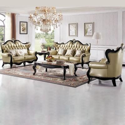 Royal Leather Sofa in Optional Sofas Color and Seats for Living Room Furniture