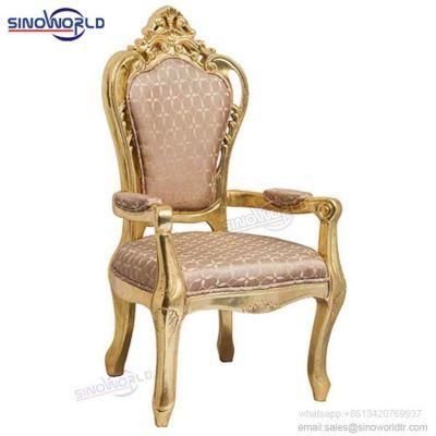 High Quality Kingthrone Chair Hotel King Chair for Wedding Event and Banquet