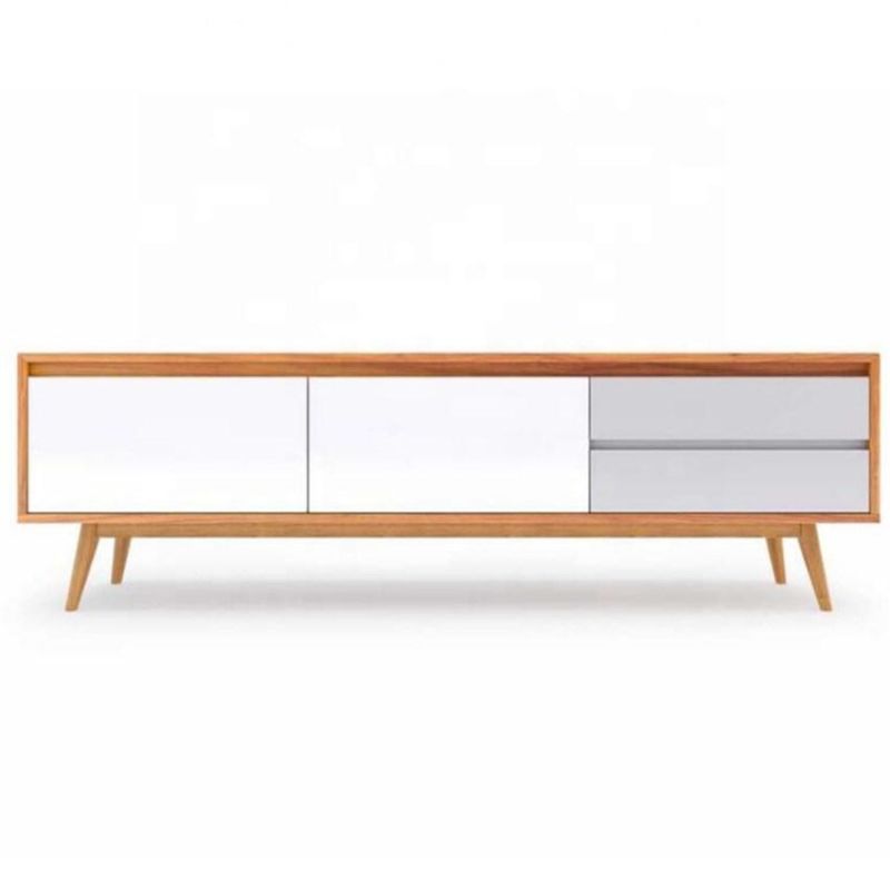 TV Stand Furniture MDF White High Gloss Painting TV Stand Cabinet