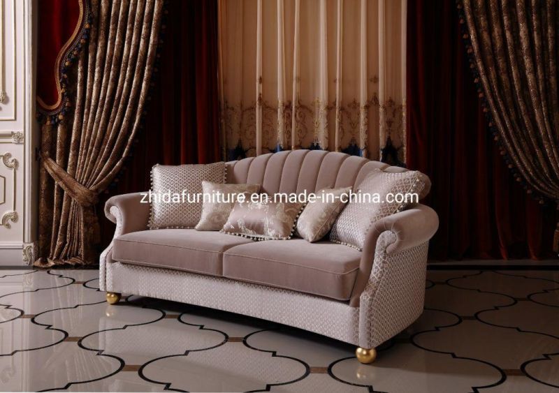 Chinese Elegant Fabric Sofa Living Room Furniture