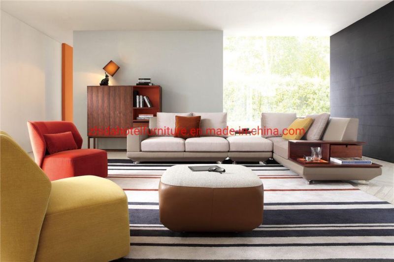 L Shape Hotel Bedroom Corner Sectional Bedroom Big Sofa Set