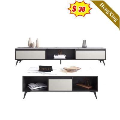 Popular Plywood Home Living Room Bedroom Modern Furniture Marble Top TV Stand Coffee Table