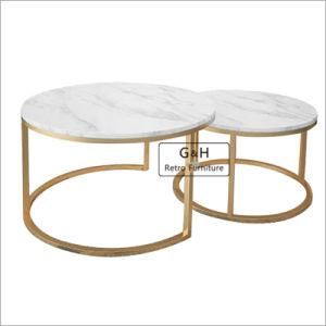 Home Furniture Coffee Table Side Table Marble Top