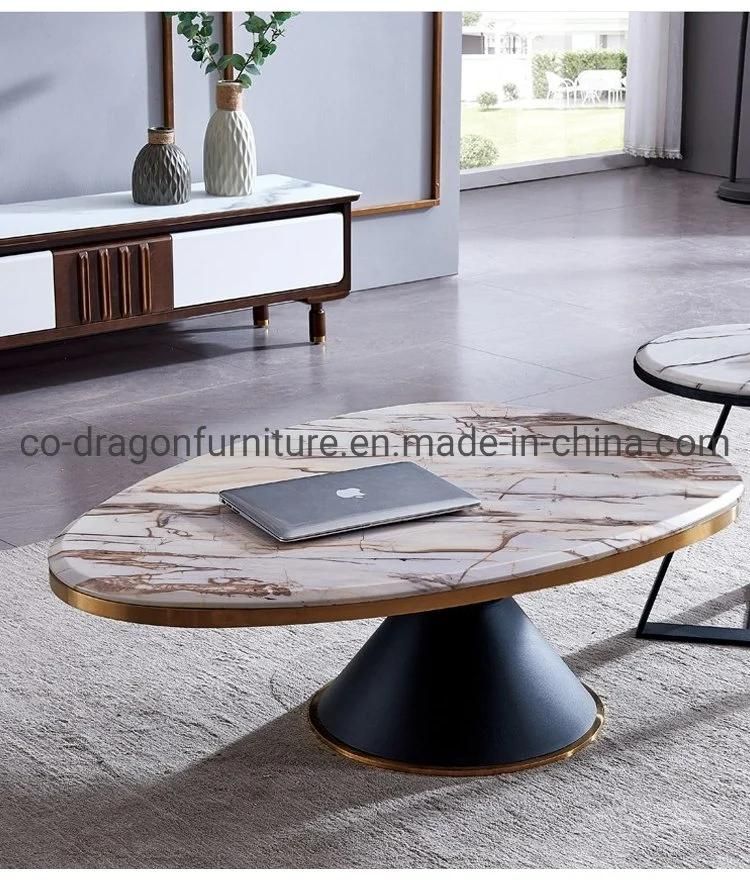 New Design Luxury Steel Coffee Table for Living Room Furniture