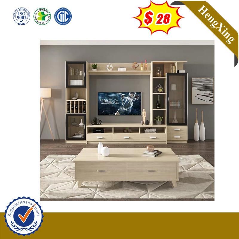 Factory Cheapest Price TV Stand Cabinet Wooden Side Coffee Table