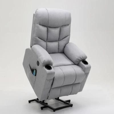 Living Room Furniture Luxury Big Size Reclining Sofa Lift Chair for The Elderly with USB Charger