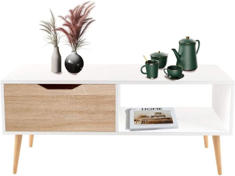 Modern Simple Living Room Furniture with Storage Coffee Table