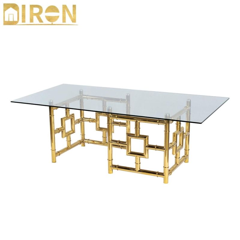 Luxury Round Marble Top Gold Stainless Steel Home Hotel Furniture Living Room Tea Table Coffee Table