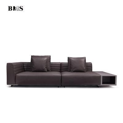 Modern Contemporary Italian Sectional Sofa Design with Side Table