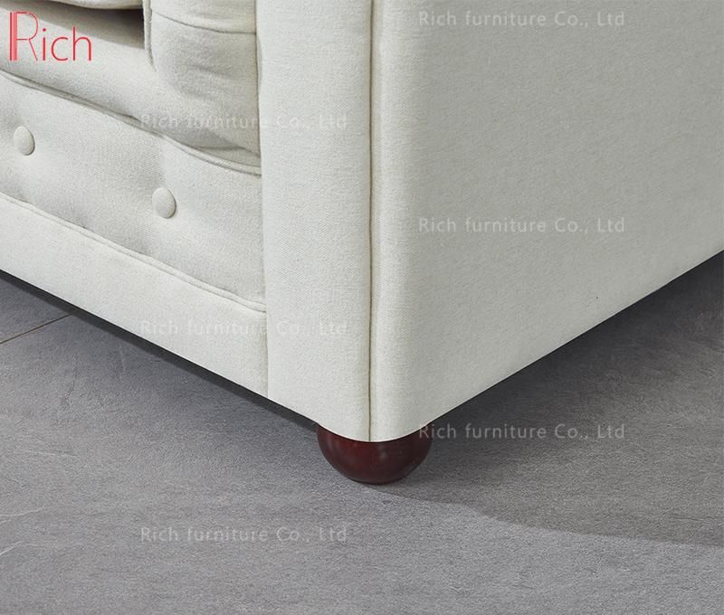 Classic Living Room Furniture Fabric Chesterfield Sofa Office Hotel Home Event Couch