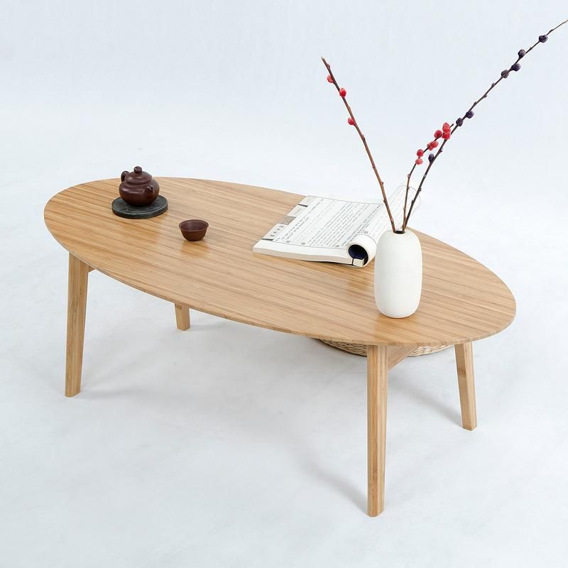 Living Room Bamboo Wooden Coffee Table Small Side Table