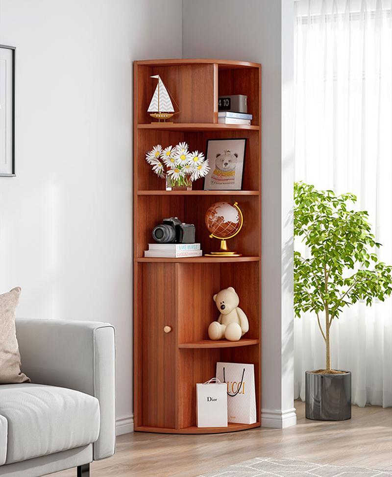 Corner Shelf Simple Multifunctional Corner Cabinet Living Room Storage Cabinet 0123