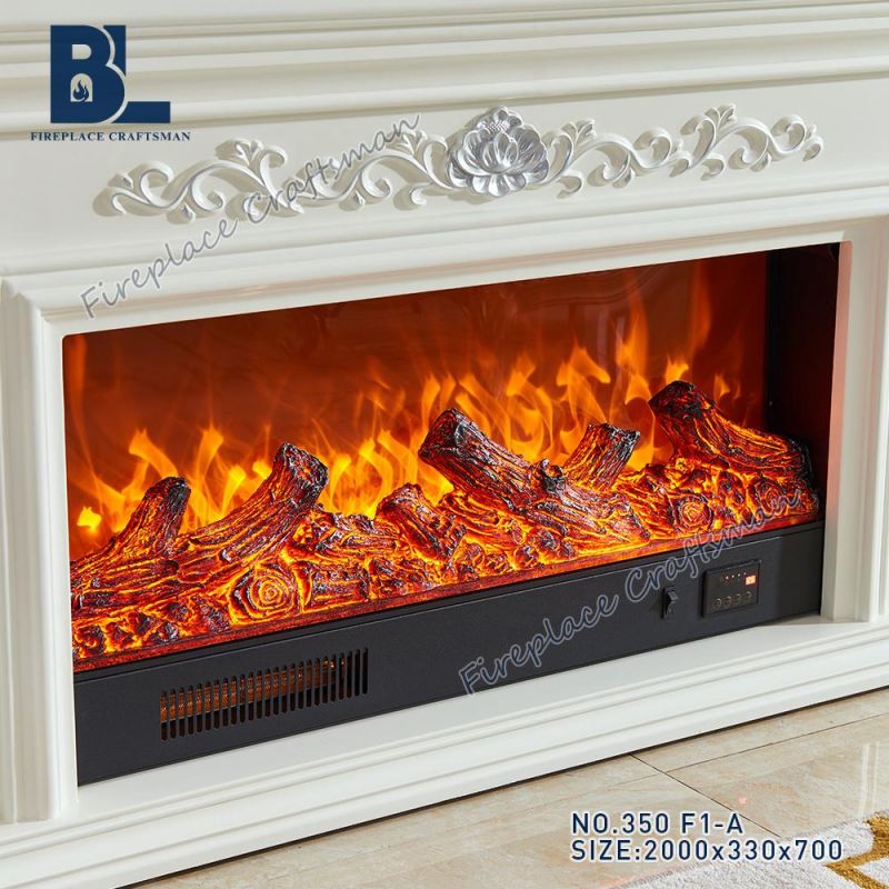 Home Appliance Master Flame European Style Wood Mantel Electric Fireplace Surround TV Stand for Living Room Furnituire