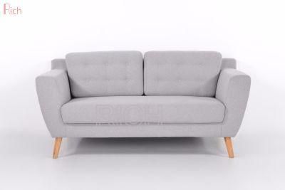 Office Used Wooden Two Seat Love Chair Sofa Design