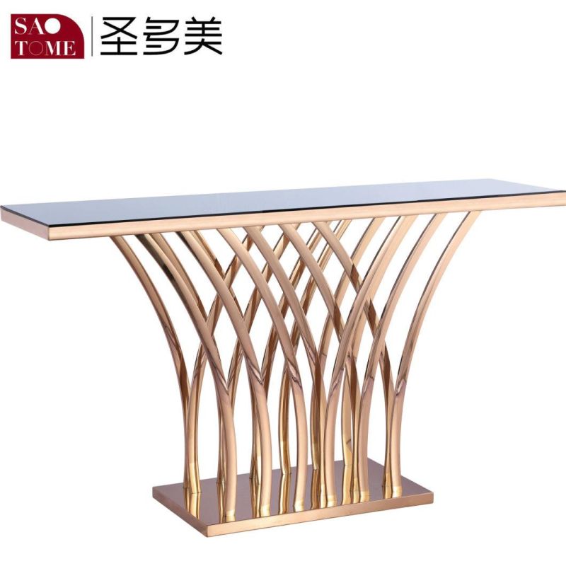 Modern Light Luxury Simple Hotel Living Room Furniture End Table