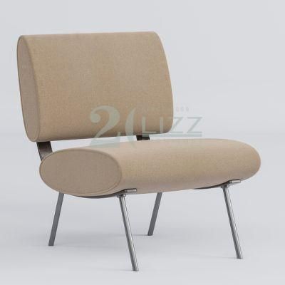 Italian Design Leisure Simple Home Office Furniture Modern Living Room 2 Seater Fabric Chair