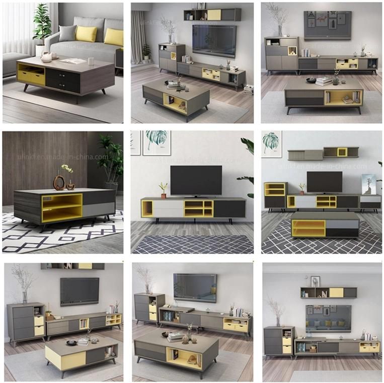 Fashion Home TV Cabinet Dining Furniture Wooden Side Tea Table 6501