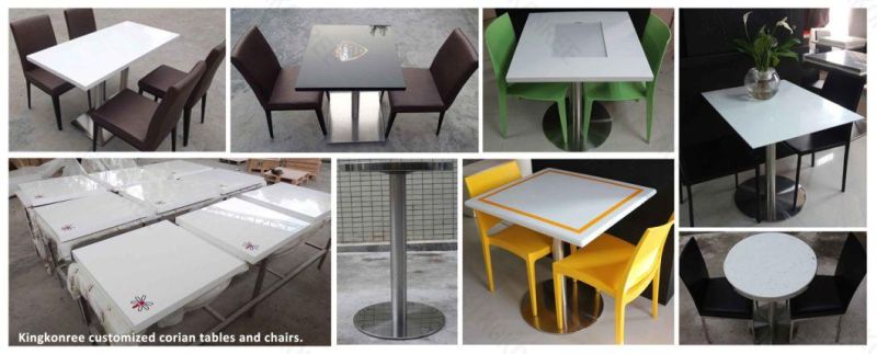 Modern Stone Table Round Colorful Restaurant Tables