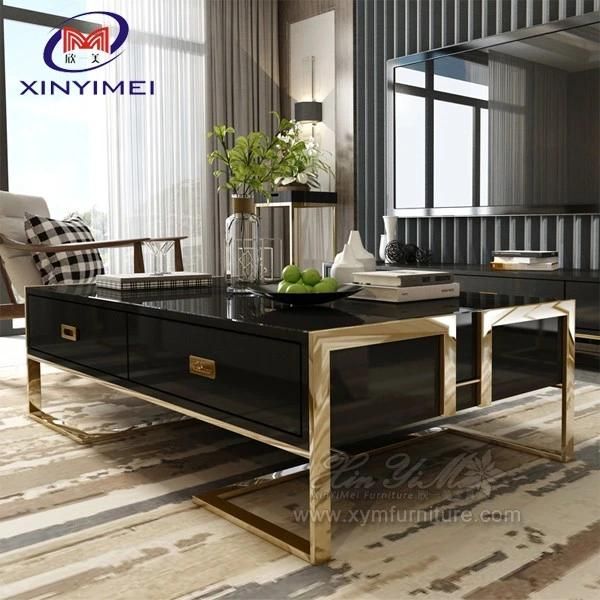 Elegant Chinese Stainless Steel Living Room Furniture Design Dinner Table