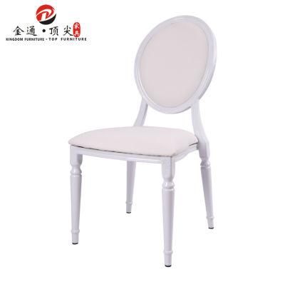 White Silver Wooden Coffee Leisure Chair