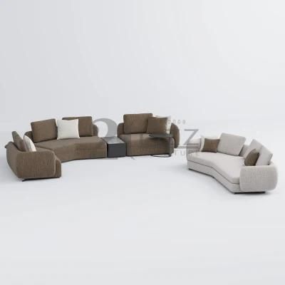 Newly Nordic Design Solid Wood Furniture Set Modern L Shape Lounge Couch Leisure Corner Sofa Set