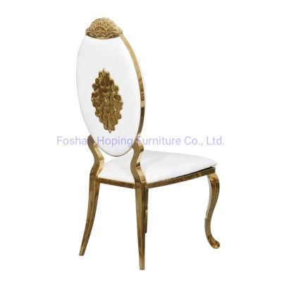 Party Furniture Hotel Room Antique White Gold Banquet Chairs Wedding Event Chairs