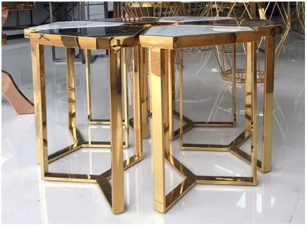 Modern Geometric Shape Square Side / End Table / Coffee Table