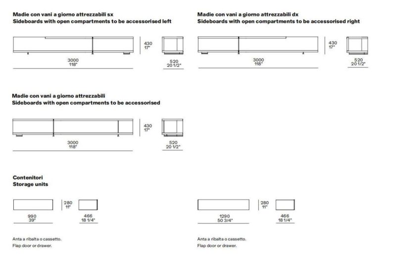 Bristol Wooden TV Stand, Italian Latest Design TV Stand, Living Room Furniture in Home and Hotel Furniture Custom-Made