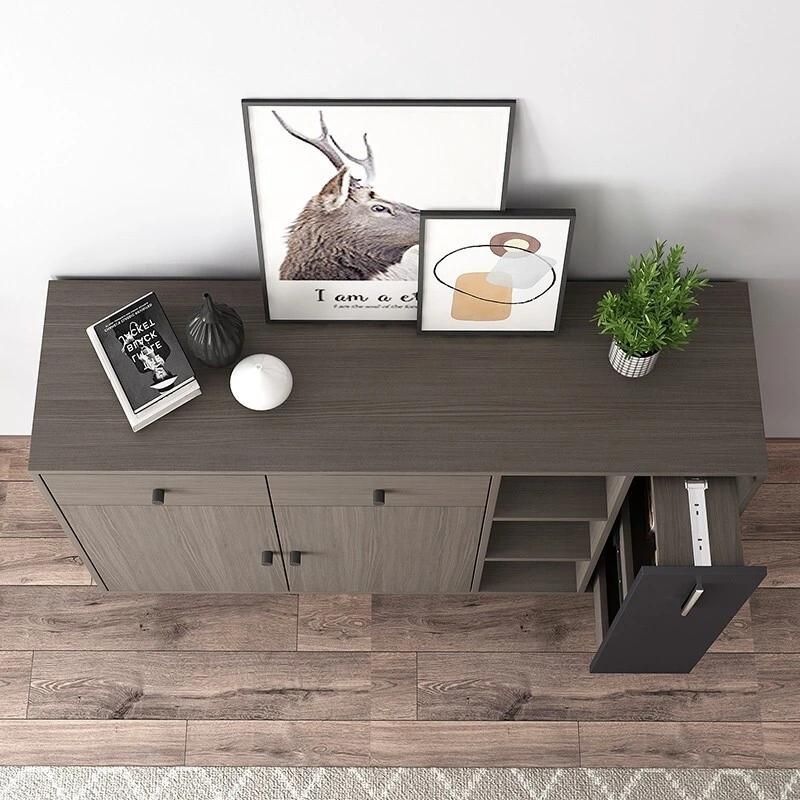 High Leg Wooden Melamine Cabinet Home Bedroom Living Room Furniture