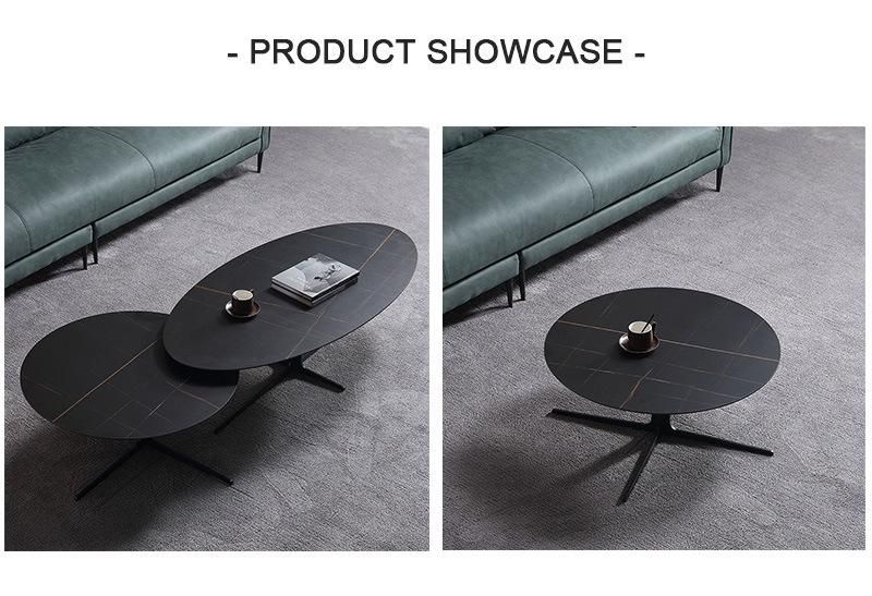 Industrial Cafe Furniture Round Industrial Coffee Table for Home Apartment