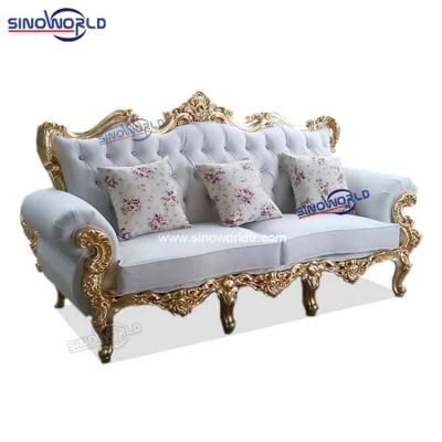 Sinoworld European Modern Fabric Cloth Party Event Rental 3-Seater Wedding Sofa