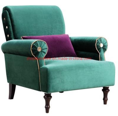 Velvet Fabric Living Room High Quality Chair