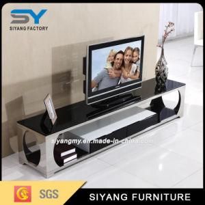 Oak Furniture Modern Table Glass TV Stand Glass Cabinet