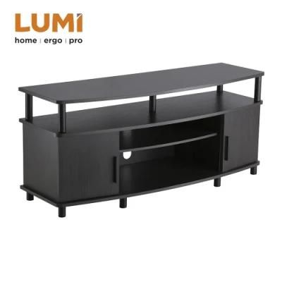 Modern Living Room Furniture Simple Wooden Modern Design Wood LED TV Stand Cabinet