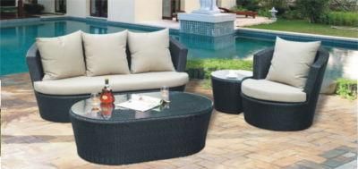 Aluminium Wicker PE Rattan Outdoor Sofa Furniture