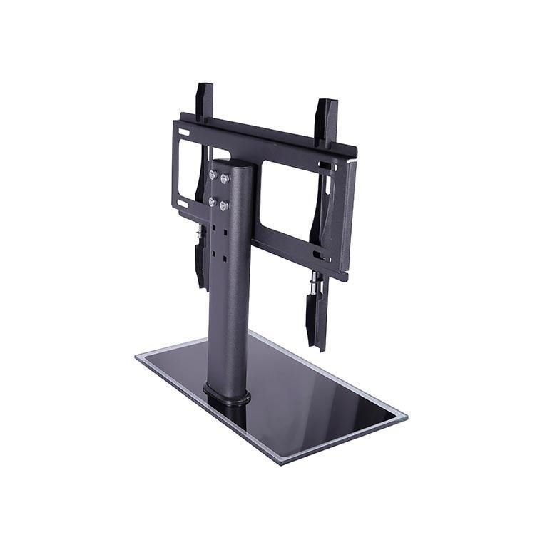 Factory Directly Supply Tempered Glass TV Stand LCD TV Wall Stand with Bracket for 14", 16", 22", 26", 30", 32", 37", 42"