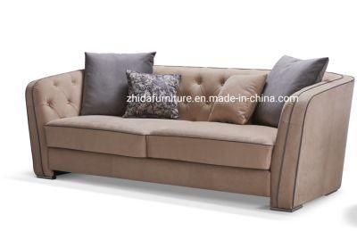 Dubai Luxury Living Room Hotel Furniture Genuine Leather Sofa