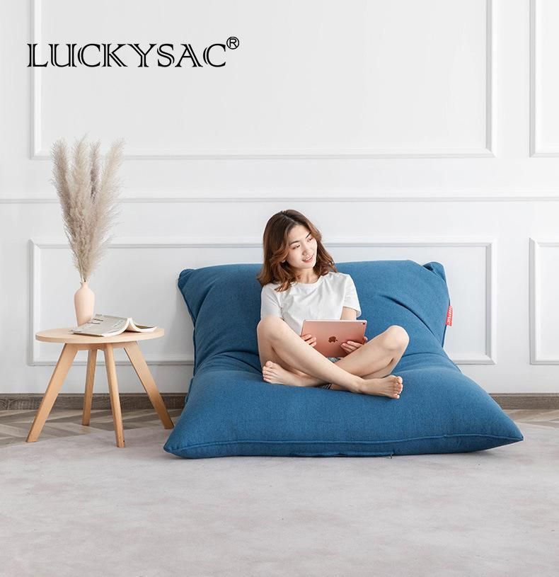 Wholesale Bean Bag Sofa Living Room Chair with Removeable Pillow Cover Size