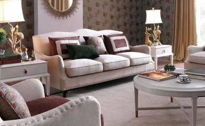 Modern White Fabric Sofa Living Room Sofa