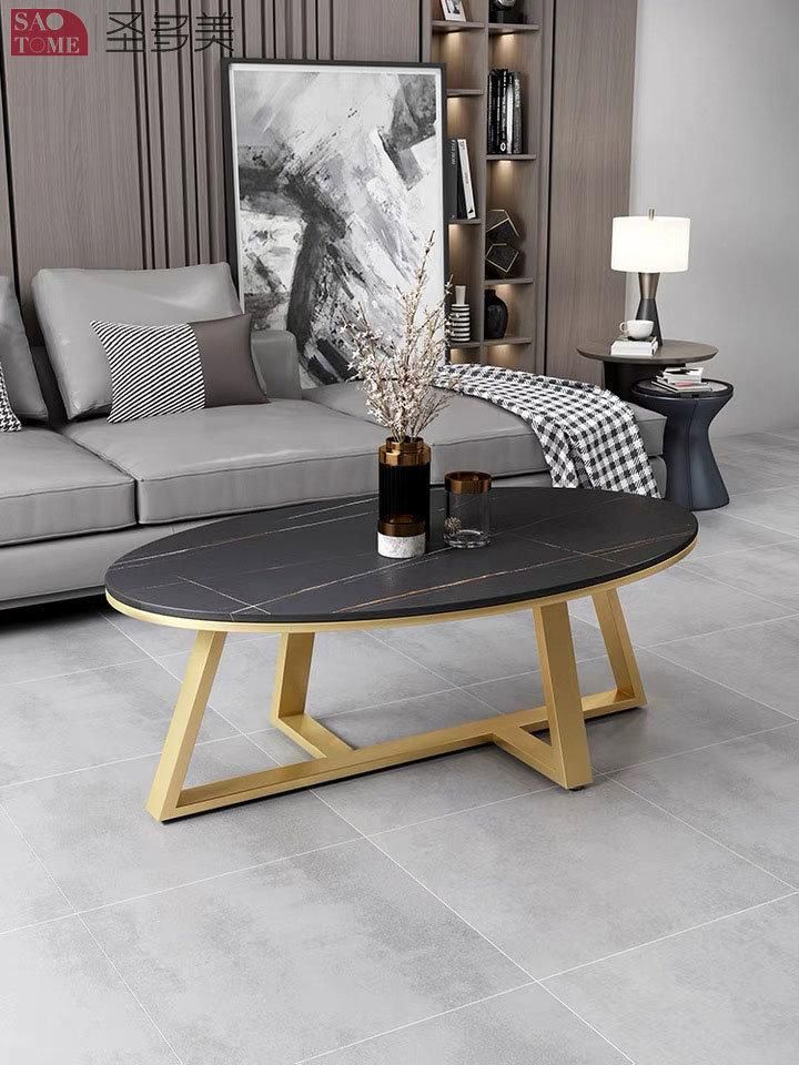 Modern Home Furniture Living Room Coffee Table Metal Dining Room Side Table Bedroom Rectangle Bed Table Melamine Laminated Tea Table