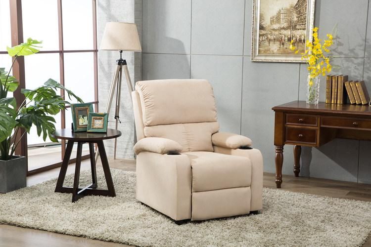 Fabric One Seat Multi-Functional Push Back Recliner for Living Room