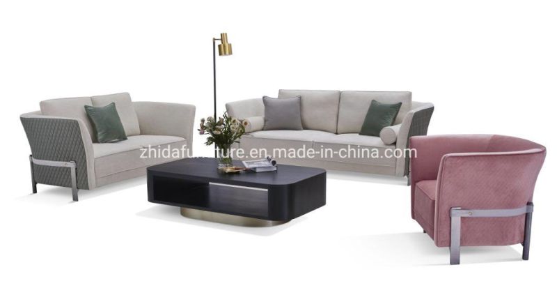 Chinese Modern Home Living Room Hotel Furniture Fabric Sofa