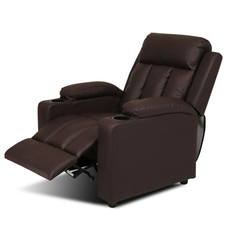 Jky Furniture Modern Design Comfortable Leather Manual Massage Recliner Chair