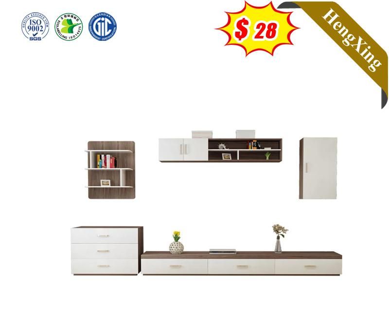 Italy Design L Shape Veneer Project New MFC TV Stand